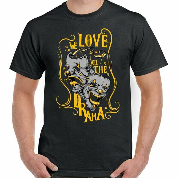 actor t-shirt mens funny thespian acting actress theatre we love all the drama, White;black
actor t-shirt mens funny thespian acting actress theatre we love all the drama, White;black