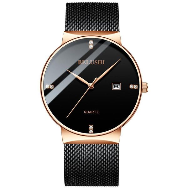 wristwatches contracted and fashionable man ultra-thin luxury stainless steel mesh belt quartz watches relogio masculino men watch, Slivery;brown
wristwatches contracted and fashionable man ultra-thin luxury stainless steel mesh belt quartz watches relogio masculino men watch, Slivery;brown
