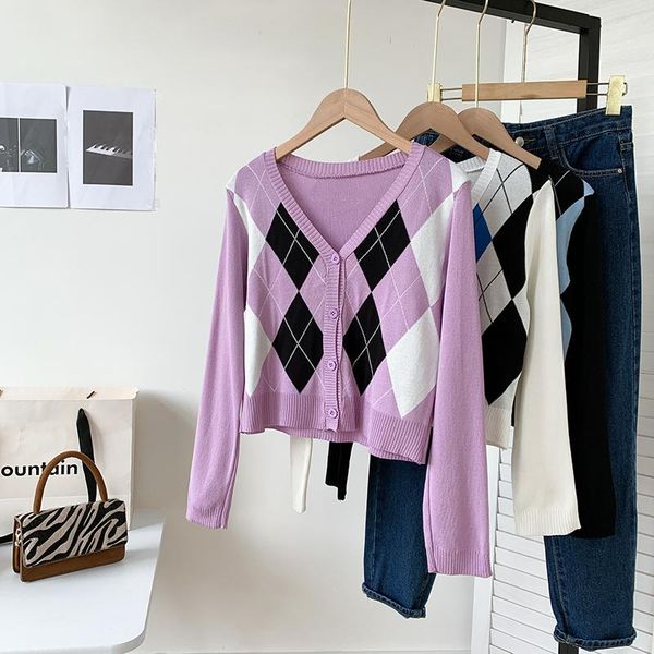 women's knits & tees sweaters women knitting cardigans casual v-neck 2021 long sleeve vintage single breasted college style fashion swe, White
women's knits & tees sweaters women knitting cardigans casual v-neck 2021 long sleeve vintage single breasted college style fashion swe, White