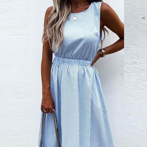 elegant fashion plaid print womens dress summer casual pocket back a line party women loose beach mujer, Black;gray
elegant fashion plaid print womens dress summer casual pocket back a line party women loose beach mujer, Black;gray
