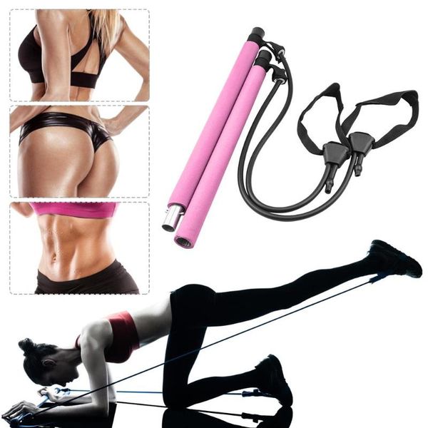 portable pilates bar stick with resistance band for gym home fitness sports body workout exercise supplies bands
portable pilates bar stick with resistance band for gym home fitness sports body workout exercise supplies bands