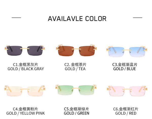 new frameless men's european and american women's square sunglasses factory wholesale, White;black
new frameless men's european and american women's square sunglasses factory wholesale, White;black