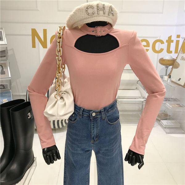 manga female shirt 2021 niche spring design personality hollow chest thin background, White
manga female shirt 2021 niche spring design personality hollow chest thin background, White