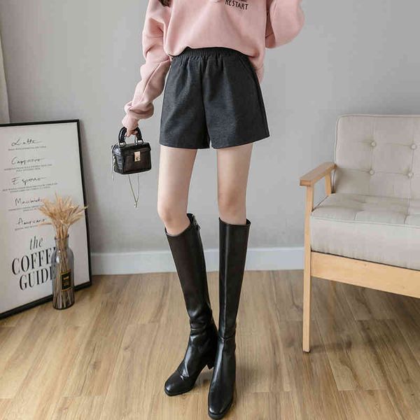 casual plaid woolen shorts blend for women autumn winter elastic high waist female ladiy regular 210423, White;black
casual plaid woolen shorts blend for women autumn winter elastic high waist female ladiy regular 210423, White;black