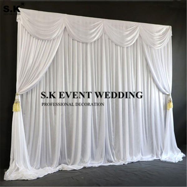 party decoration 3x3m black white ice silk wedding backdrop curtain with swag drapery stage background po booth event
party decoration 3x3m black white ice silk wedding backdrop curtain with swag drapery stage background po booth event