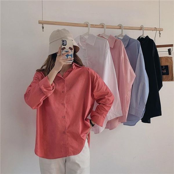 women's blouses & shirts 2021 spring and autumn small coat versatile design sense of minority retro hong kong style long sleeve top, White
women's blouses & shirts 2021 spring and autumn small coat versatile design sense of minority retro hong kong style long sleeve top, White