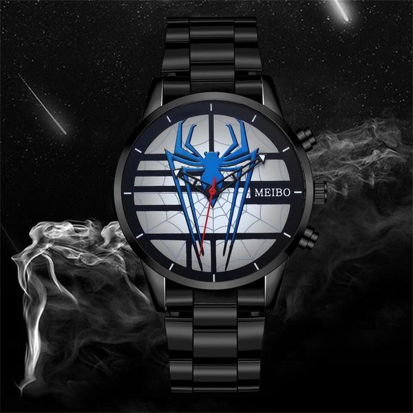 wristwatches watch for men fashion handsome design spider pattern watches mens casual temperament stainless steel band strap wristwatch, Slivery;brown
wristwatches watch for men fashion handsome design spider pattern watches mens casual temperament stainless steel band strap wristwatch, Slivery;brown