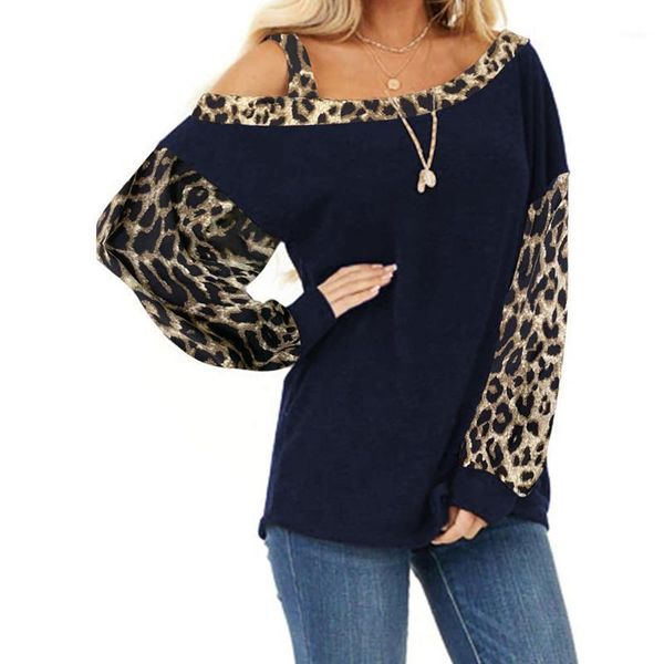 autumn and winter womens style cuff leopard stitching loose diagonal collar pullover long sleeve ladies blouse women's blouses & shirts, White
autumn and winter womens style cuff leopard stitching loose diagonal collar pullover long sleeve ladies blouse women's blouses & shirts, White