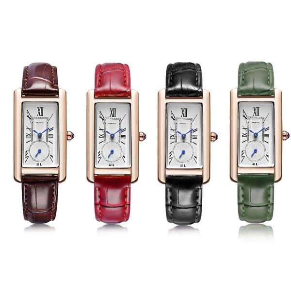 wristwatches 2021 simple fashion female quartz watch rectangle watches for women leather strap roman numeral dial drop, Slivery;brown
wristwatches 2021 simple fashion female quartz watch rectangle watches for women leather strap roman numeral dial drop, Slivery;brown
