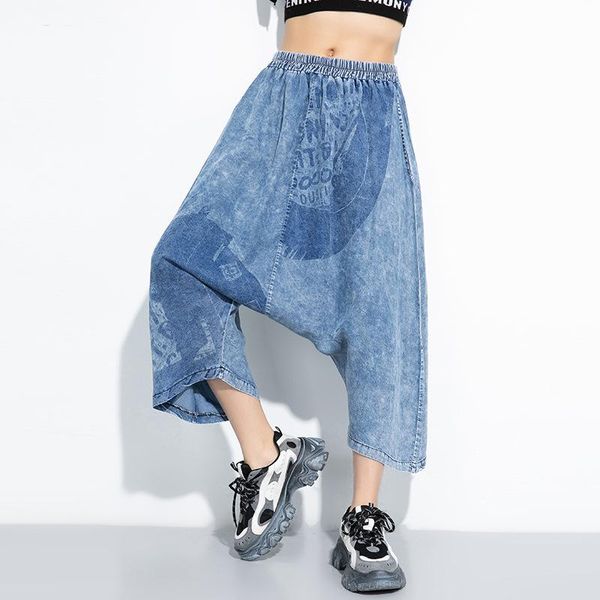 women's pants & capris original hip hop harem women summer vintage print casual trousers bf elastic waist woven ankle-length drop crotc, Black;white
women's pants & capris original hip hop harem women summer vintage print casual trousers bf elastic waist woven ankle-length drop crotc, Black;white