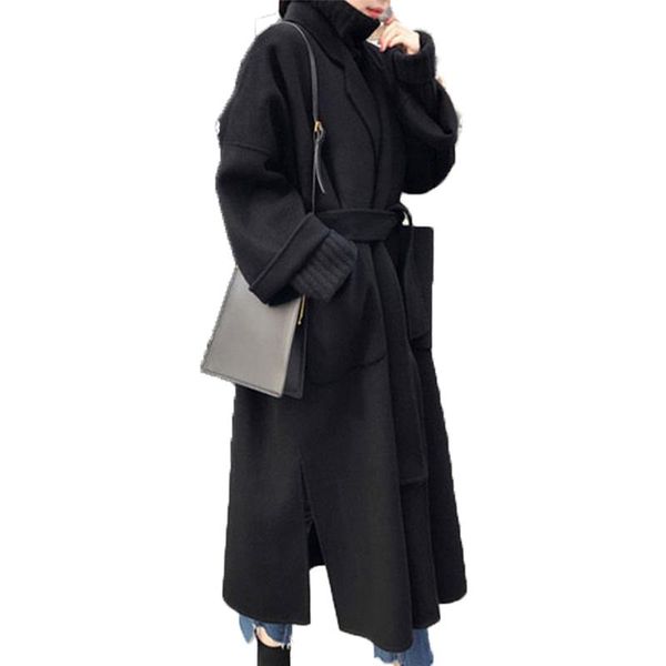women's wool & blends casual belt solid black long sleeve woolen coat fashion winter coats women slim plus size
women's wool & blends casual belt solid black long sleeve woolen coat fashion winter coats women slim plus size