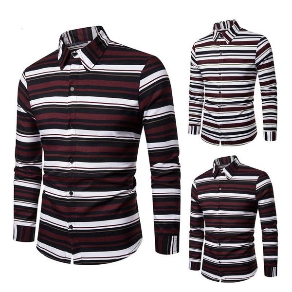 men's casual shirts striped slim fit business male social dress shirt long sleeve checkered p757, White;black
men's casual shirts striped slim fit business male social dress shirt long sleeve checkered p757, White;black