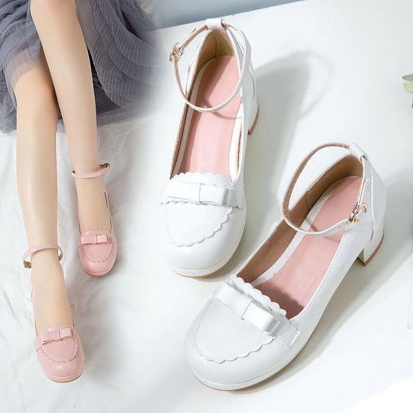 dress shoes yqbtdl pink white cute sweet ladies heels bowtie low platform ankle strap wedding lolita block high heel pumps summer 2021, Black
dress shoes yqbtdl pink white cute sweet ladies heels bowtie low platform ankle strap wedding lolita block high heel pumps summer 2021, Black