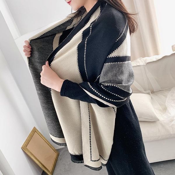 scarves women's scarf winter cashmere 65*190cm long v-shaped tassel shawl warm and thick woman, Blue;gray
scarves women's scarf winter cashmere 65*190cm long v-shaped tassel shawl warm and thick woman, Blue;gray