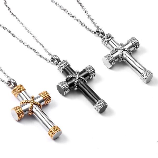 stainless steel classic cross cremation ashes urn necklace keepsake jewelry memorial perfume bottle pendant can open 50cm necklaces, Silver
stainless steel classic cross cremation ashes urn necklace keepsake jewelry memorial perfume bottle pendant can open 50cm necklaces, Silver
