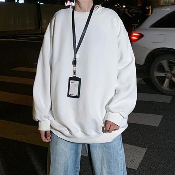 men's hoodies & sweatshirts autumn fashion men casual harajuku solid color oversized 2021 korean woman loose pullovers s-3xl, Black
men's hoodies & sweatshirts autumn fashion men casual harajuku solid color oversized 2021 korean woman loose pullovers s-3xl, Black