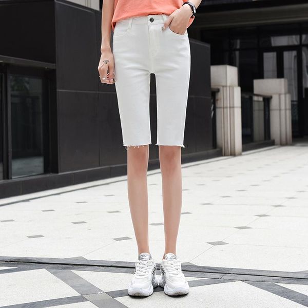 women's shorts white jeans, shorts, large, high waist, tight pants, classic, elastic, knee length, summer, 2021, White;black
women's shorts white jeans, shorts, large, high waist, tight pants, classic, elastic, knee length, summer, 2021, White;black