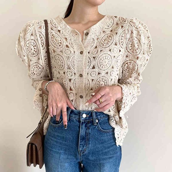 hoodies casual hook flower hollow out cardigan elegant single breasted women's sweater korean chic beige/white knit jacket autumn, Black
hoodies casual hook flower hollow out cardigan elegant single breasted women's sweater korean chic beige/white knit jacket autumn, Black