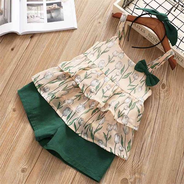 toddler girl outfits cascading chiffon tulip print sling shorts girls 2 piece set headband sets clothing 210528, White
toddler girl outfits cascading chiffon tulip print sling shorts girls 2 piece set headband sets clothing 210528, White