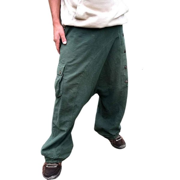 men's pants heflashor green harem bloomers vintage loose meditation outdoor men hip hop wide leg trousers pantalon hombre cect, Black
men's pants heflashor green harem bloomers vintage loose meditation outdoor men hip hop wide leg trousers pantalon hombre cect, Black
