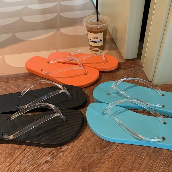 slippers flip-flops women instagram trend outside wear indoor non-slip flat transparent sandals beach shoes summer, Black
slippers flip-flops women instagram trend outside wear indoor non-slip flat transparent sandals beach shoes summer, Black