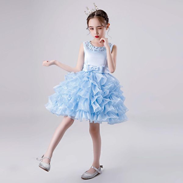 2021 light sky blue lovely long girl' pageant dresses sheer crew neck beaded crystals corset back tulle princess flower girl, White;blue
2021 light sky blue lovely long girl' pageant dresses sheer crew neck beaded crystals corset back tulle princess flower girl, White;blue
