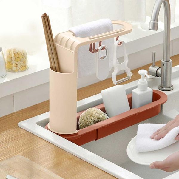 kitchen storage & organization retractable drain basket sink organizer dish drainer for soap towel rack accessorise
kitchen storage & organization retractable drain basket sink organizer dish drainer for soap towel rack accessorise