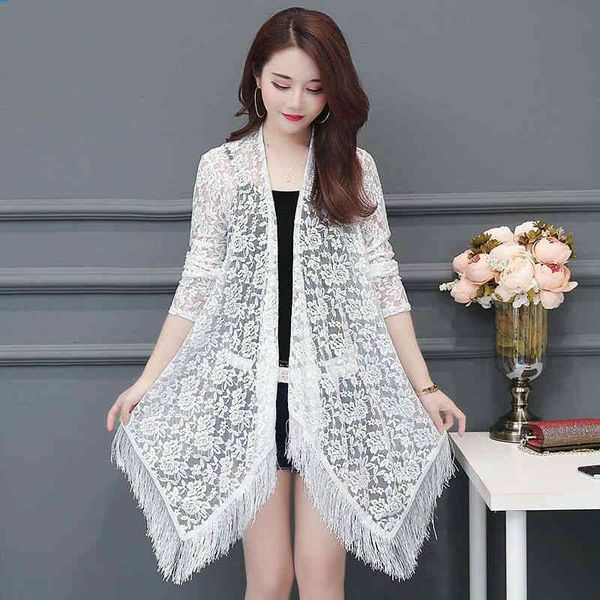 women's knits & tees women tassel shirt ladies white v-neck lace blouse kimono 2021 fashion spring summer cardigan cover up ou
women's knits & tees women tassel shirt ladies white v-neck lace blouse kimono 2021 fashion spring summer cardigan cover up ou