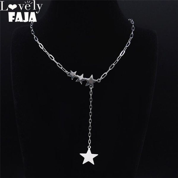 pendant necklaces hip hop star stainless steel chain necklace for women silver color tassel jewelry collar cadena nxh89s03
pendant necklaces hip hop star stainless steel chain necklace for women silver color tassel jewelry collar cadena nxh89s03