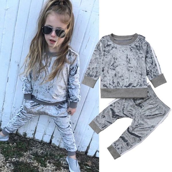 Autumn 2PCS Toddler Kids Velvet Sweatshirt Set Baby Girl Long Sleeve Top Pants Outfit Children arrival Casual Soft Clothing 1-6T
Autumn 2PCS Toddler Kids Velvet Sweatshirt Set Baby Girl Long Sleeve Top Pants Outfit Children arrival Casual Soft Clothing 1-6T