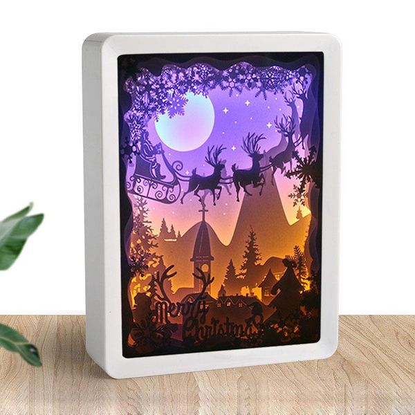romantic and practical gift paper carved picture frame lamp 3d creative custom decoration night home po frames
romantic and practical gift paper carved picture frame lamp 3d creative custom decoration night home po frames