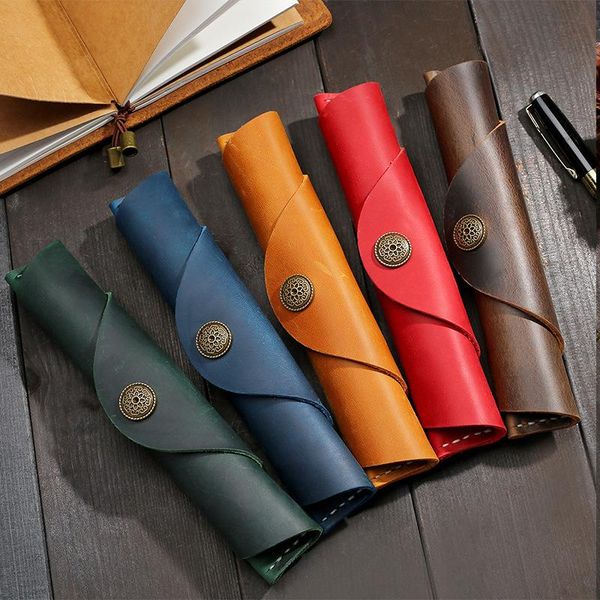 pencil bags crazy horse skin case pouch pen box zipper makeup storage for tablets paintbrush eyebrow
pencil bags crazy horse skin case pouch pen box zipper makeup storage for tablets paintbrush eyebrow
