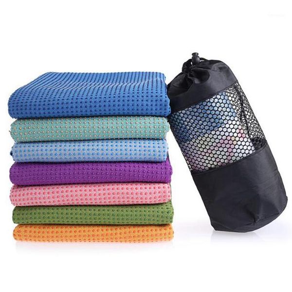 yoga mat non slip towel blanket for fitness exercise1