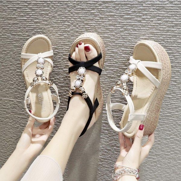 dress shoes slope heel sandals women 2021 summer muffin thick soled high heels roman fashion leisure beach, Black
dress shoes slope heel sandals women 2021 summer muffin thick soled high heels roman fashion leisure beach, Black