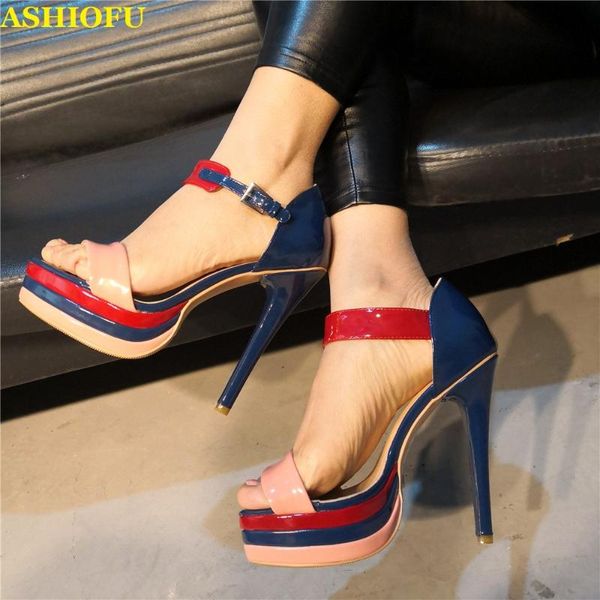 handmade high heel ladies sandals patchwork party prom summer shoes open-toe evening dating fashion, Black
handmade high heel ladies sandals patchwork party prom summer shoes open-toe evening dating fashion, Black