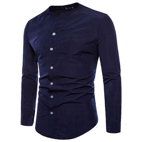 men's casual shirts spring autumn business base shirts men solid oblique placket o-neck waiter clubnight dance v15k, White;black
men's casual shirts spring autumn business base shirts men solid oblique placket o-neck waiter clubnight dance v15k, White;black
