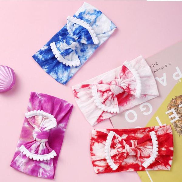 hair accessories wholesale tie dye prints wide nylon bow headband with pompom trim, knot head wraps, turban, Slivery;white
hair accessories wholesale tie dye prints wide nylon bow headband with pompom trim, knot head wraps, turban, Slivery;white