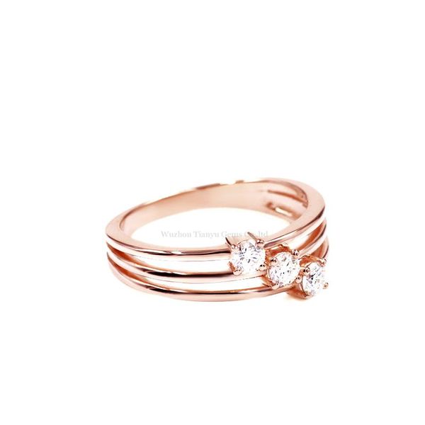 tianyu gems 3 stones wedding ring silver jewelry 3mm round moissanite band white diamond accessories classic gift for women cluster rings, Golden;silver
tianyu gems 3 stones wedding ring silver jewelry 3mm round moissanite band white diamond accessories classic gift for women cluster rings, Golden;silver