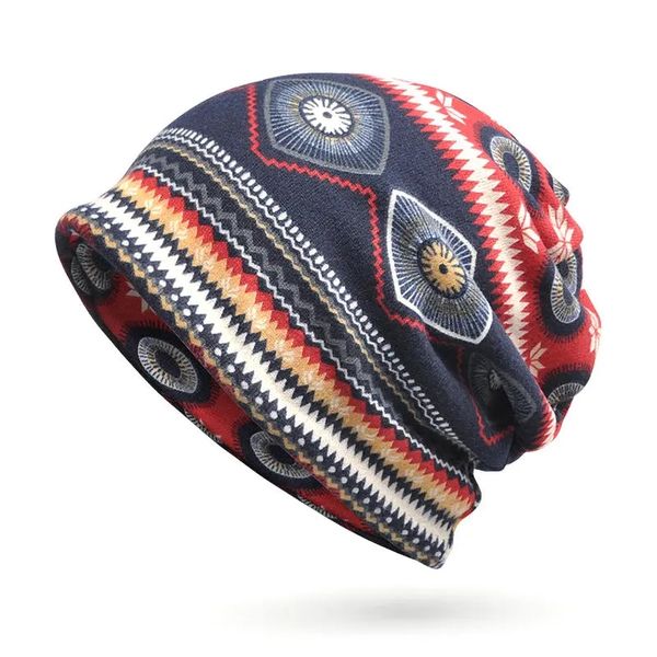 women print beanie hat antumn warm multi-function collar scarf casual bonnet cap - blue & red thin, Blue;gray
women print beanie hat antumn warm multi-function collar scarf casual bonnet cap - blue & red thin, Blue;gray