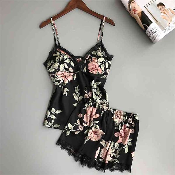 qweek pajamas for women pizama damska pijama set pyjama femme satin sleepwear summer home clothes nightie 210713, Black;red
qweek pajamas for women pizama damska pijama set pyjama femme satin sleepwear summer home clothes nightie 210713, Black;red