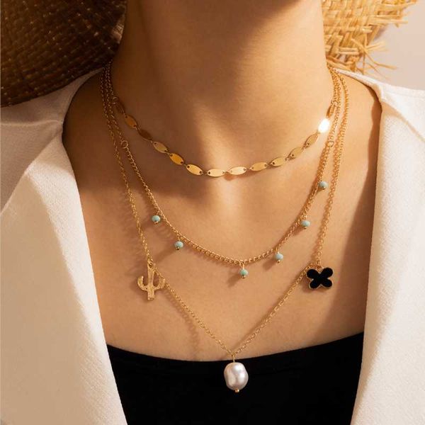 pendant necklaces charm pearl cactus necklace for women fashion geometric alloy multilayer jewelry accessories 13731, Silver
pendant necklaces charm pearl cactus necklace for women fashion geometric alloy multilayer jewelry accessories 13731, Silver