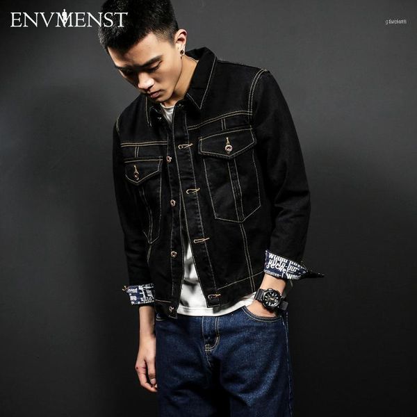 men's jackets wholesale- 2021 style denim outerwear short jacket fashion jeans autumn spring thin coat, Black;brown
men's jackets wholesale- 2021 style denim outerwear short jacket fashion jeans autumn spring thin coat, Black;brown