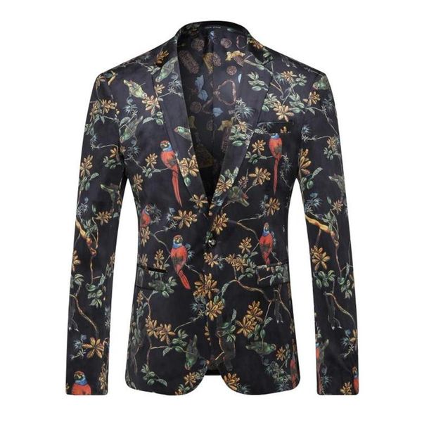men boutique blazers fashion single breasted jacket slim printing color coat, men's casual suits &, White;black
men boutique blazers fashion single breasted jacket slim printing color coat, men's casual suits &, White;black