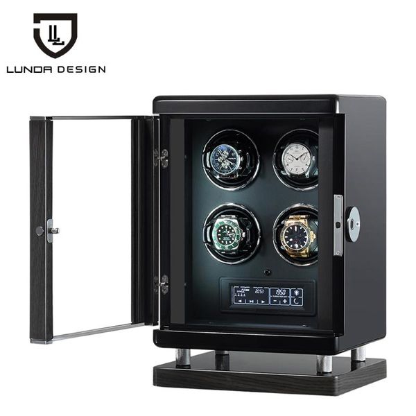 watch boxes & cases 4 slots winder for automatic watches box storage display case, Black;blue
watch boxes & cases 4 slots winder for automatic watches box storage display case, Black;blue