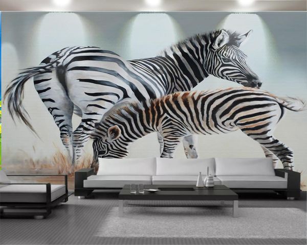 custom 3d animal wallpaper mural cute zebra mother and child digital printing hd decorative wallpapers
custom 3d animal wallpaper mural cute zebra mother and child digital printing hd decorative wallpapers