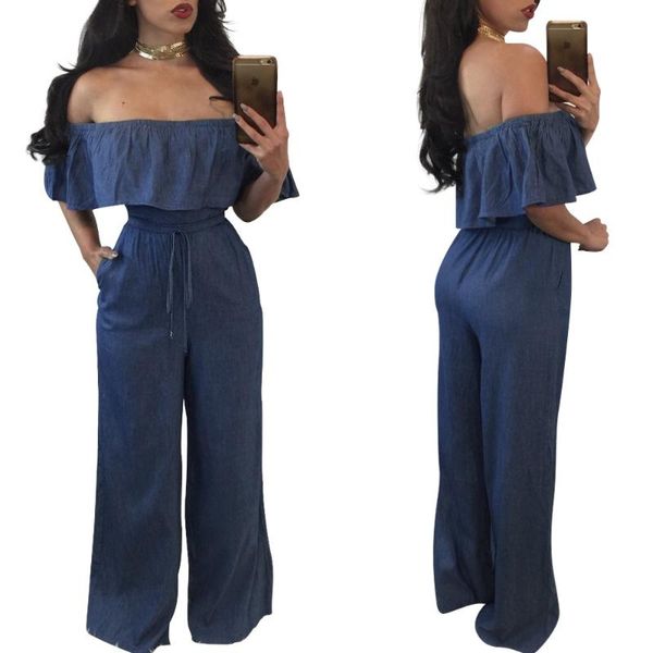 women's jumpsuits & rompers 2021 foreign trade women jumpsuit slash neck high waist bodycon playsuits y014, Black;white
women's jumpsuits & rompers 2021 foreign trade women jumpsuit slash neck high waist bodycon playsuits y014, Black;white