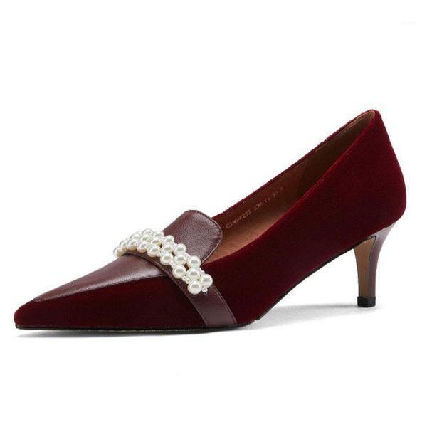 dress shoes high heels pumps women pointed toe footwear genuine leather female pearl shallow party woman spring autumn1, Black
dress shoes high heels pumps women pointed toe footwear genuine leather female pearl shallow party woman spring autumn1, Black