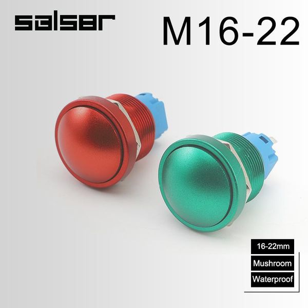 smart home control 16/19/22mm waterproof metal push button switch large ball head start self-locking fixation reset momentary red green mush
smart home control 16/19/22mm waterproof metal push button switch large ball head start self-locking fixation reset momentary red green mush