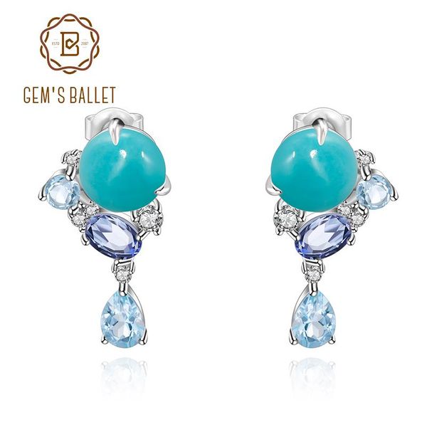 stud gem's ballet natural amazonite blue z gemstone earrings for women 925 sterling silver handmade removable, Golden;silver
stud gem's ballet natural amazonite blue z gemstone earrings for women 925 sterling silver handmade removable, Golden;silver