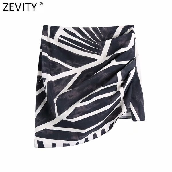 zevity women vintage pleats design black white tie dye print hem irregular skirt faldas mujer female side zipper vestidos qun759
zevity women vintage pleats design black white tie dye print hem irregular skirt faldas mujer female side zipper vestidos qun759